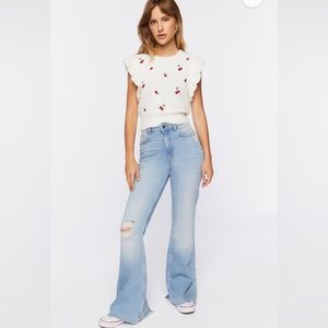 Cherry 🍒 Embroidered Sweater Vest